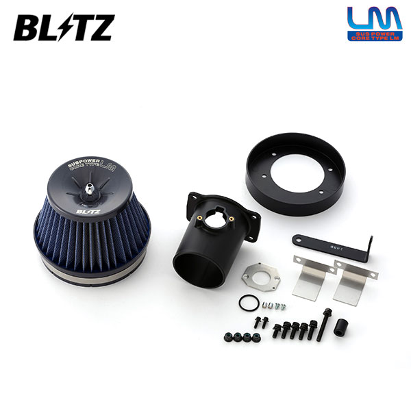 BLITZ ブリッツ サスパワー コアタイプLM ブルー エアクリーナー レクサス RC200t ASC10 H27.10〜 8AR-FTS ターボ