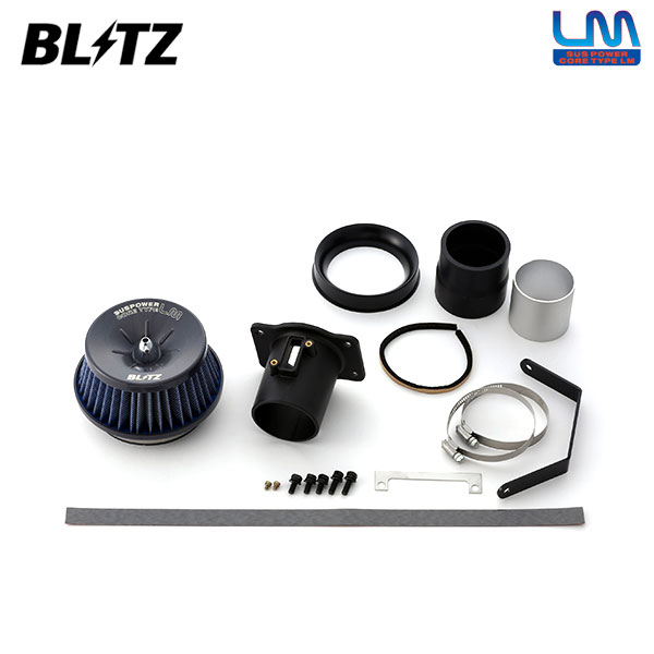 BLITZ ブリッツ サスパワー コアタイプLM ブルー エアクリーナー カローラツーリング NRE210W R1.10〜 8NR-FTS