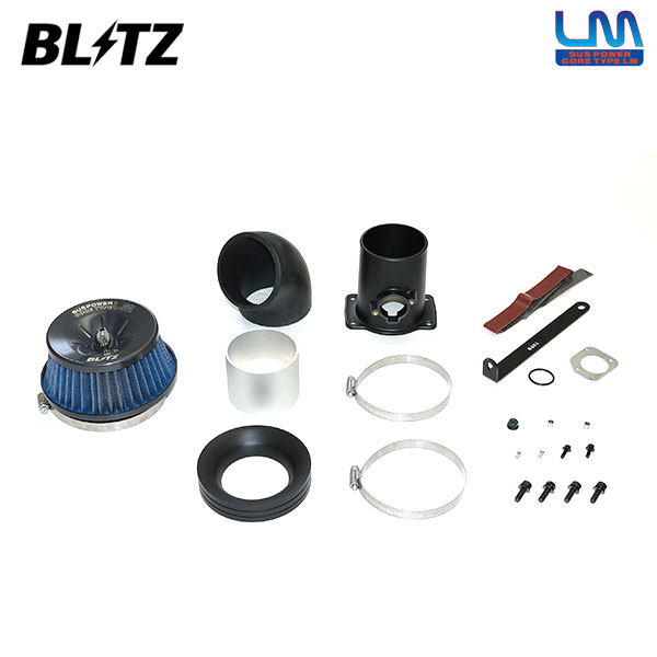 BLITZ ブリッツ サスパワー コアタイプLM ブルー エアクリーナー クラウン ARS220 H30.6〜 8AR-FTS