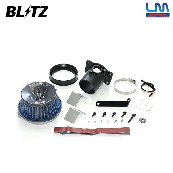 BLITZ ブリッツ サスパワー コアタイプLM ブルー エアクリーナー ヴェゼル RU1 H31.1〜 L15B ターボ