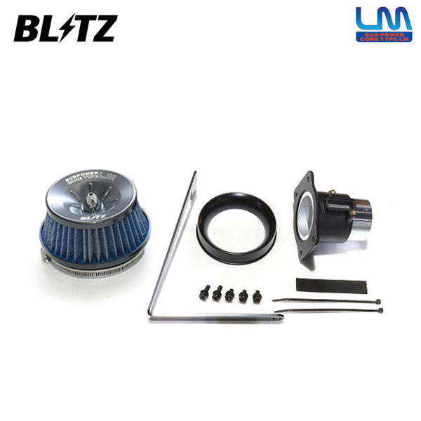 BLITZ ブリッツ サスパワー コアタイプLM ブルー エアクリーナー ヤリス MXPA10 MXPA15 R2.2〜 M15A-FKS