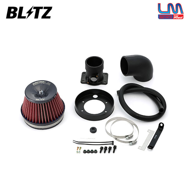 BLITZ ブリッツ サスパワー コアタイプLM レッド エアクリーナー アルテッツァ SXE10 H10.10〜 3S-GE
