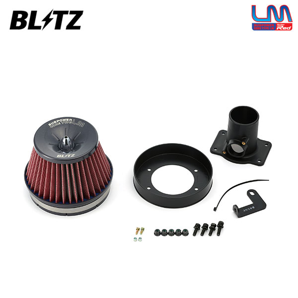 BLITZ ブリッツ サスパワー コアタイプLM レッド エアクリーナー プロボックス NCP51V NCP55V NCP58G NCP59G H14.7〜 1NZ-FE