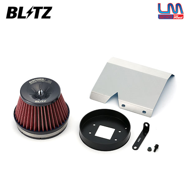 BLITZ ブリッツ サスパワー コアタイプLM レッド エアクリーナー ロードスター NA6CE H1.9〜H5.9 B6-ZE