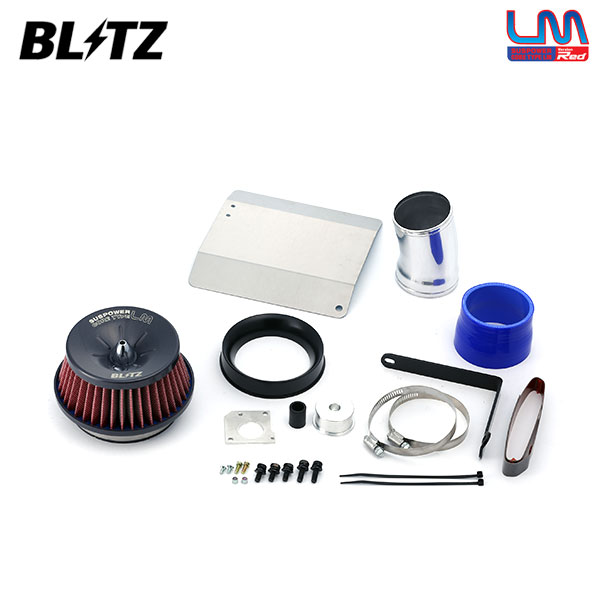 BLITZ ブリッツ サスパワー コアタイプLM レッド エアクリーナー BRZ ZC6 H24.3〜 FA20 MC後共通