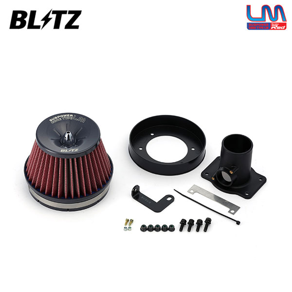 BLITZ ブリッツ サスパワー コアタイプLM レッド エアクリーナー シエンタ NCP81G NCP85G H15.9〜 1NZ-FE
