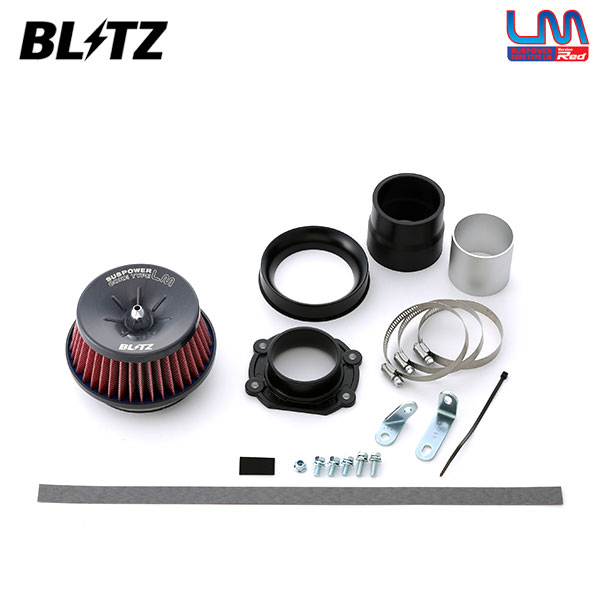 BLITZ ブリッツ サスパワー コアタイプLM レッド エアクリーナー スカイライン ZV37 H26.6〜 274930