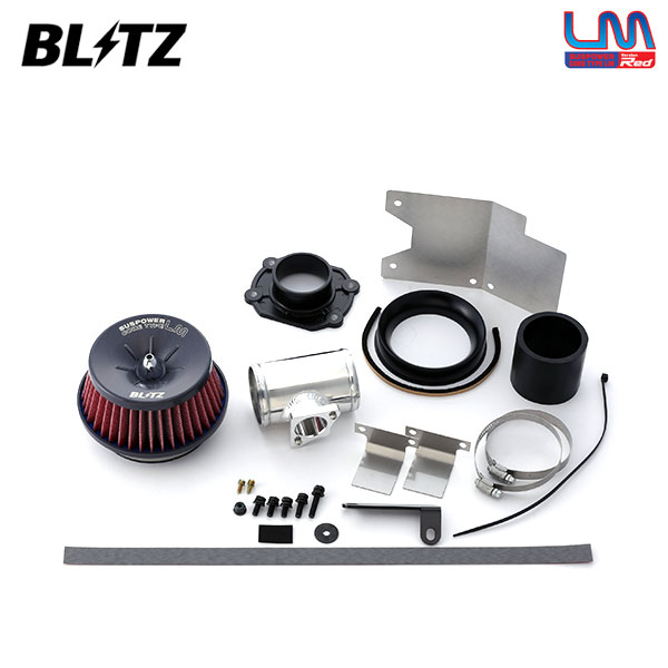 BLITZ ブリッツ サスパワー コアタイプLM レッド エアクリーナー CX-3 DK5FW DK5AW H27.2〜 S5-DPTS ディーゼル専用