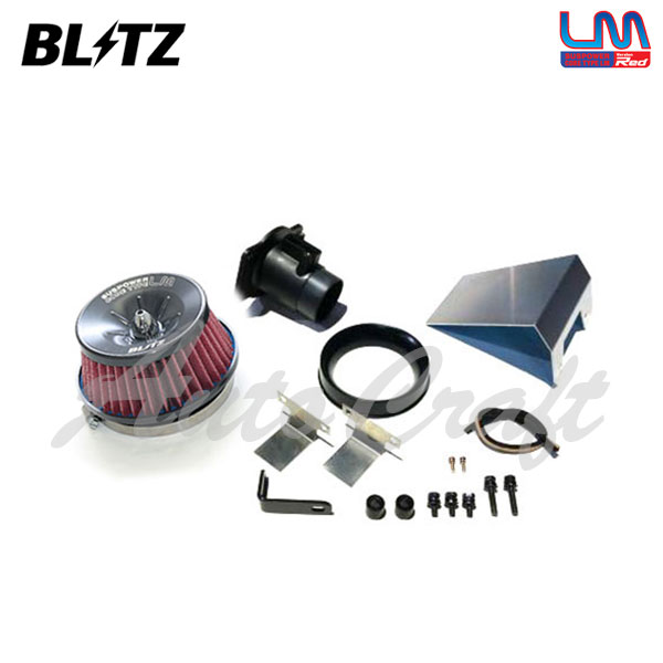 BLITZ ブリッツ サスパワー コアタイプLM レッド エアクリーナー ヴォクシー ZWR90W ZWR95W R4.1〜 2ZR-FXE