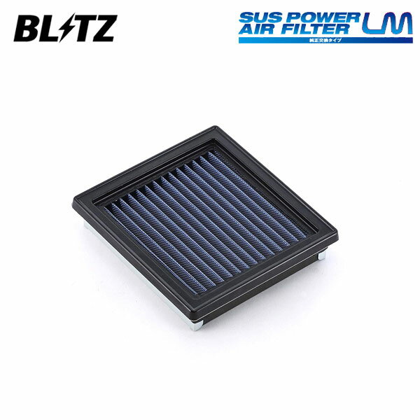 BLITZ ブリッツ サスパワー エアフィルター LM SN-25B キューブ AZ10 H10.2〜H14.10 CGA3DE FF CVT-M6車除く AY120-NS005