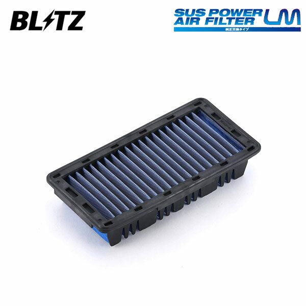 BLITZ ブリッツ サスパワー エアフィルター LM SM-54B コルト Z26A H14.11〜H18.11 4G19 4WD MR993226