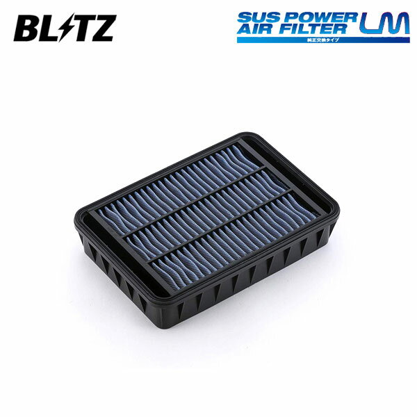 BLITZ ブリッツ サスパワー エアフィルター LM SM-56B デリカD:5 CV2W H23.12〜 4J11 FF 1500A023