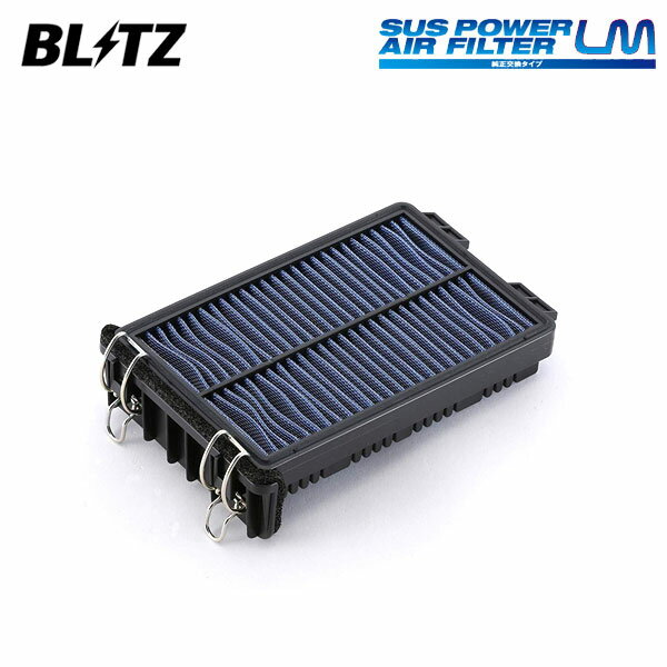 BLITZ ブリッツ サスパワー エアフィルター LM SF-49B R1 RJ2 H17.11〜 EN07 スーパーチャージャー 4WD 16546-KB260