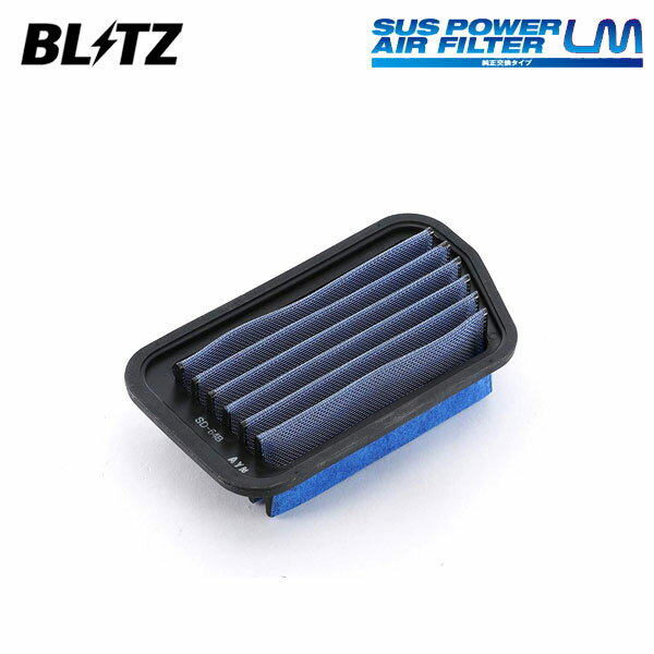 BLITZ ブリッツ サスパワー エアフィルター LM SD-64B タント L350S H15.11〜H19.12 EF-DET FF カスタム含む 17801-B2040