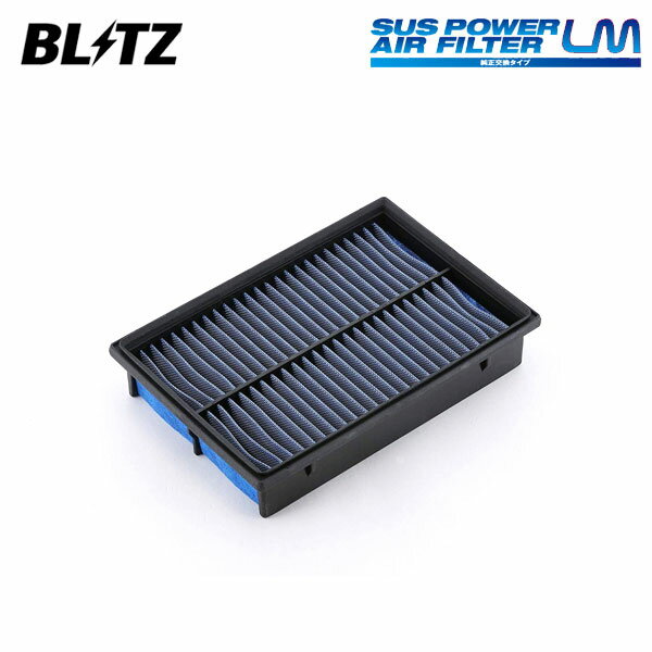 BLITZ ブリッツ サスパワー エアフィルター LM SA-16B アクセラ BLEAP H18.6〜H25.11 LF-VE 4WD LF50-13-Z40A