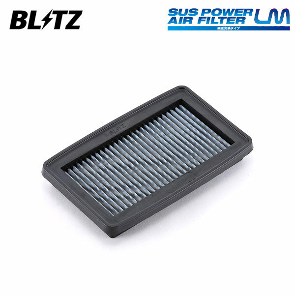 BLITZ ブリッツ サスパワー エアフィルター LM WH-700B S660 JW5 H27.4〜R2.1 S07A ターボ MR 17220-5J..