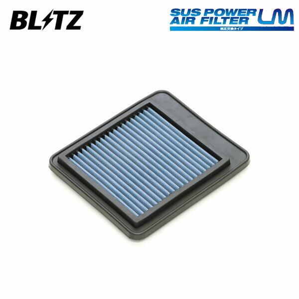 BLITZ ブリッツ サスパワー エアフィルター LM WH-704B N-BOXカスタム JF3 H29.9〜 S07B ターボ FF 17220-5YT-003