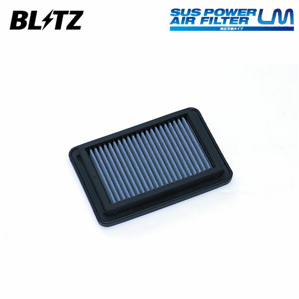 BLITZ ブリッツ サスパワー エアフィルター LM WD-869B シフォン LA660F R1.7〜 KF ターボ 4WD カスタム含む 17801-B2130