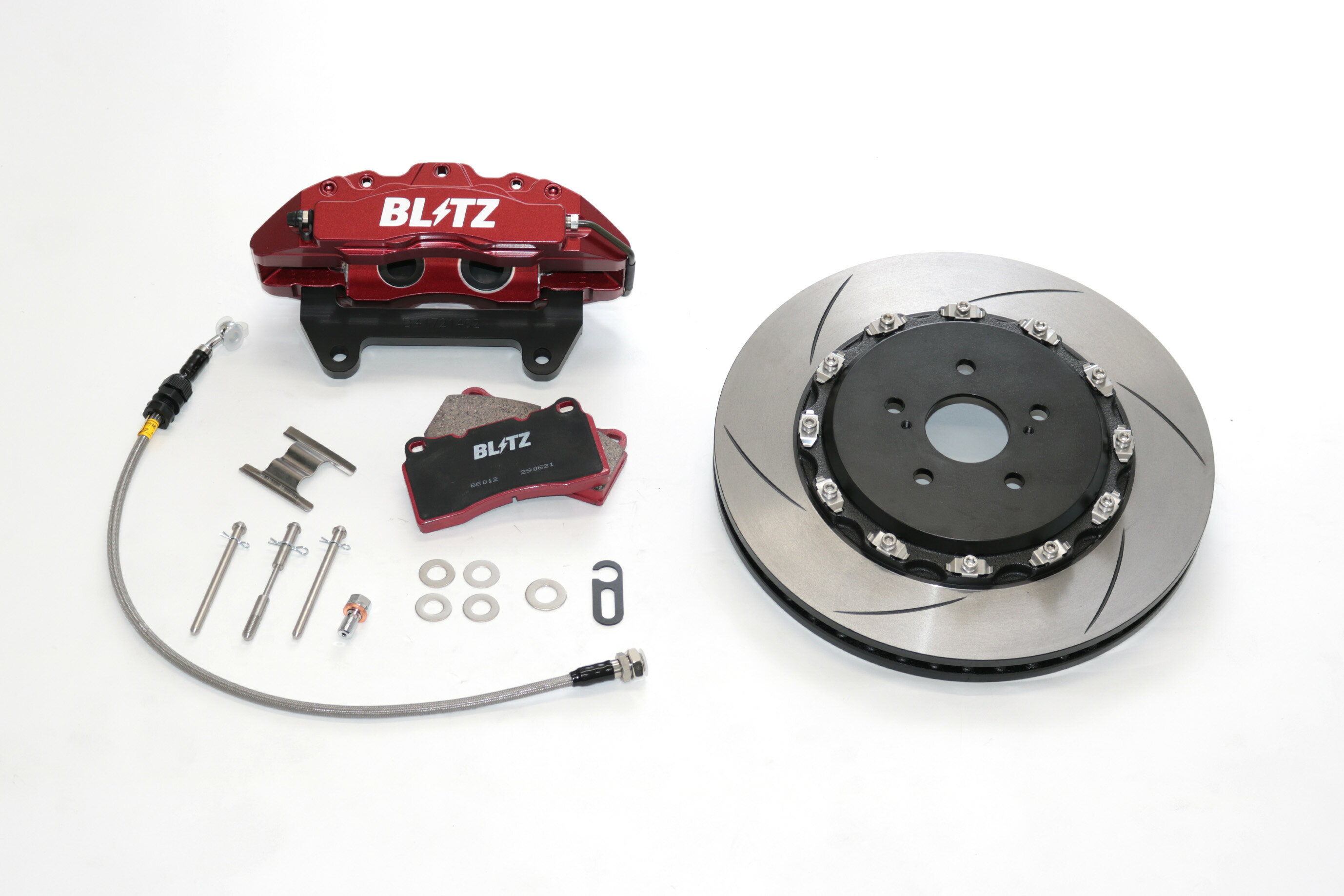 BLITZ ブリッツ ビッグキャリパーキットII フロント ストリートパッド仕様 プリウス ZVW55 H27.12〜 2ZR-FXE 4WD