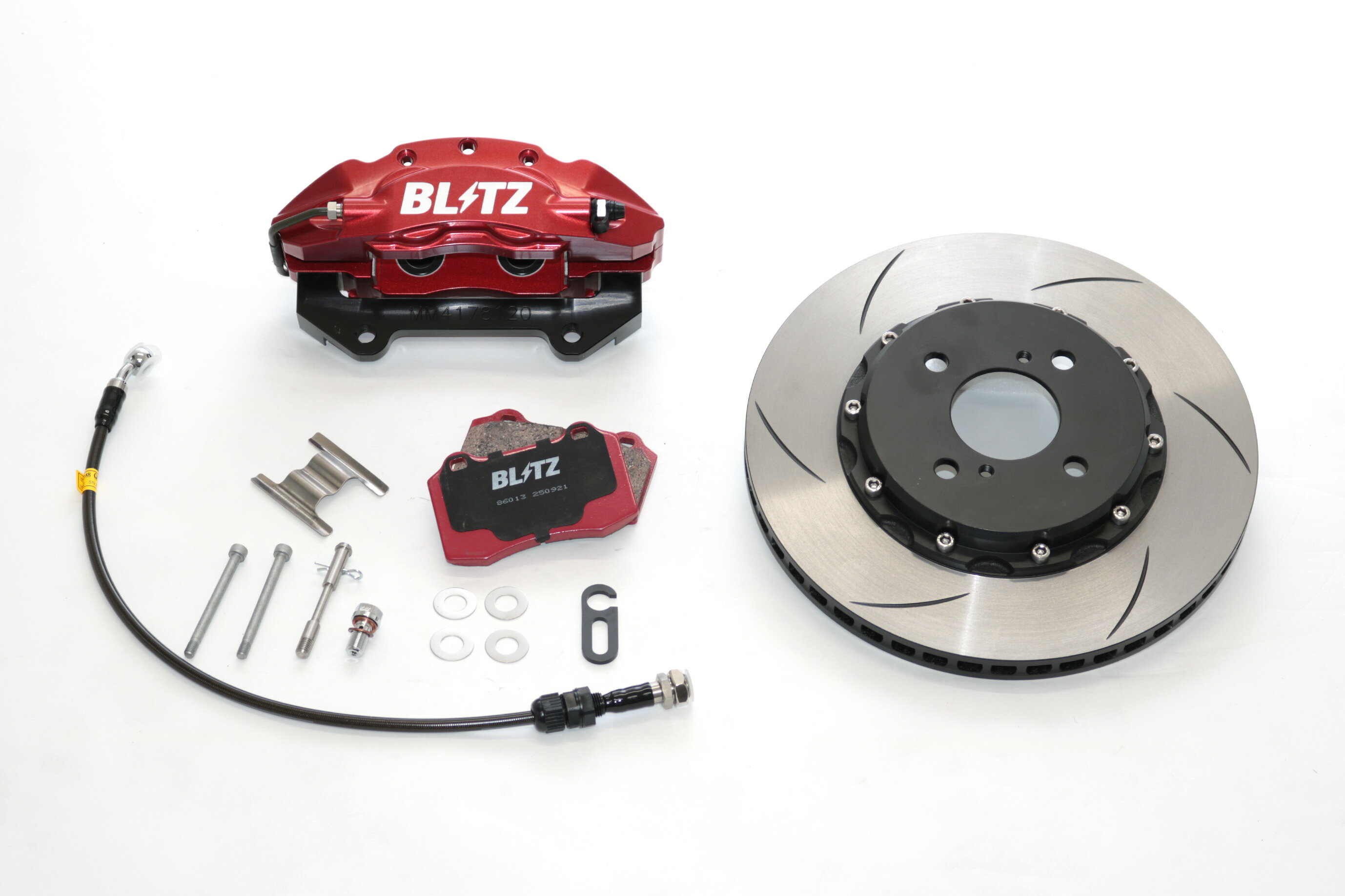 BLITZ ブリッツ ビッグキャリパーキットII フロント レーシングパッド仕様 ハスラー MR52S R2.1〜 R06A ターボ FF/4WD