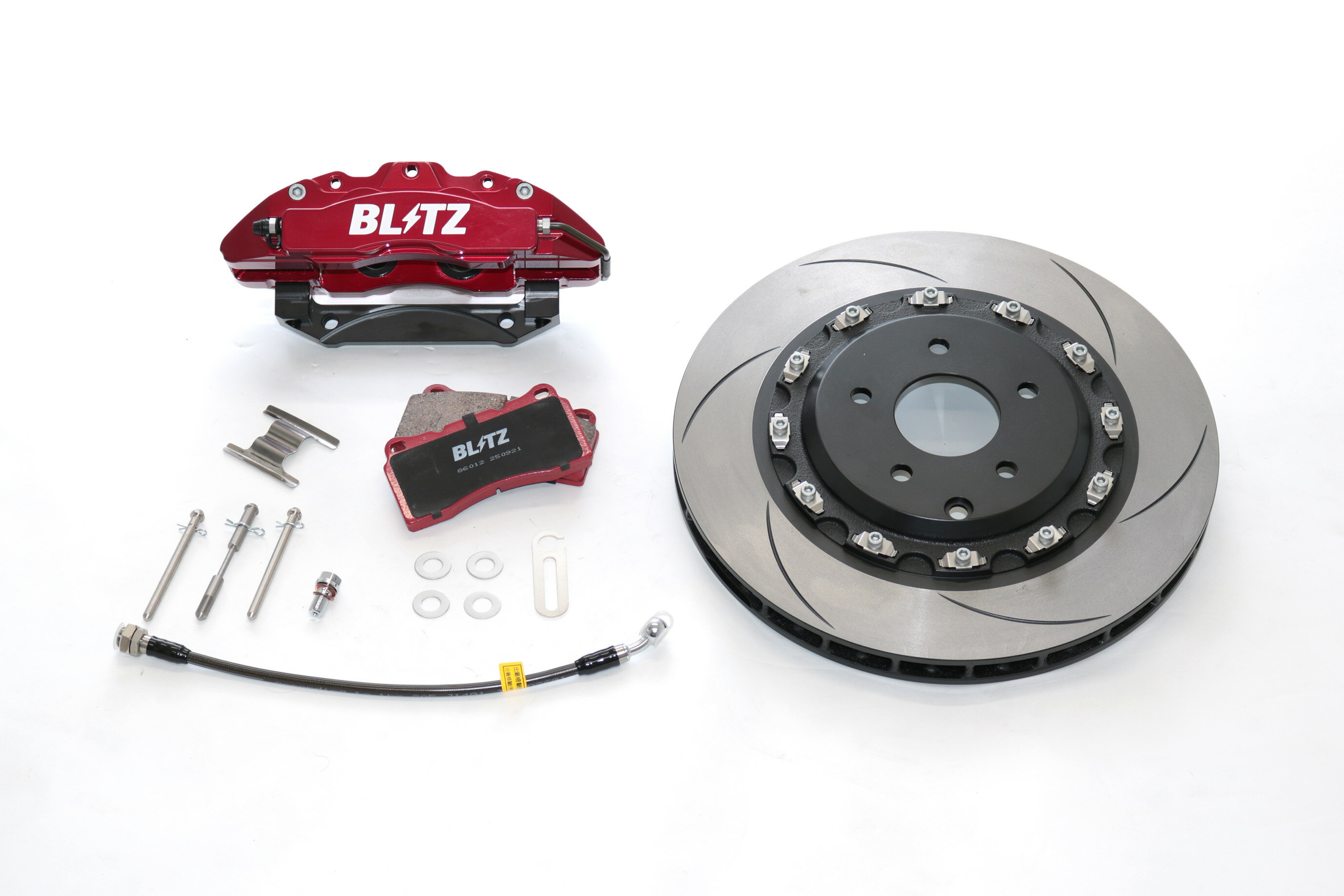 BLITZ ブリッツ ビッグキャリパーキットII リア ストリートパッド仕様 スカイライン RV37 R1.9〜 VR30DDTT FR GT