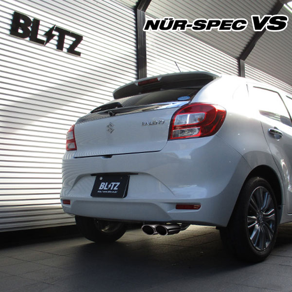 BLITZ ブリッツ マフラー ニュルスペック VS バレーノ CBA-WB42S H28.5～H30.4 K10C FF 63530