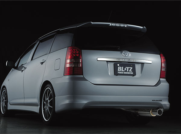 BLITZ ブリッツ マフラー ニュルスペック WX ウィッシュ UA-ZNE10G H15.1〜H21.4 1ZZ-FE FF オプションバンパー装着車 66001