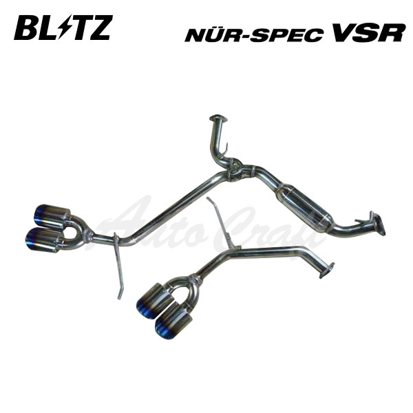 BLITZ ブリッツ マフラー ニュルスペック VSR アルファード DBA-GGH35W H27.1〜H29.12 2GR-FE 4WD S/SA 62519V