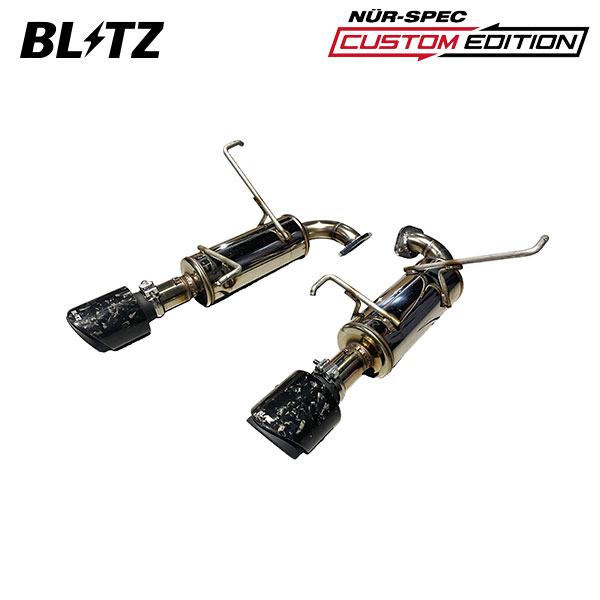 BLITZ ブリッツ マフラー ニュルスペック カスタムエディション フォージドカーボン フォレスター 4BA-SK5 R2.10～R7.3 CB18 ターボ 4WD 63198F