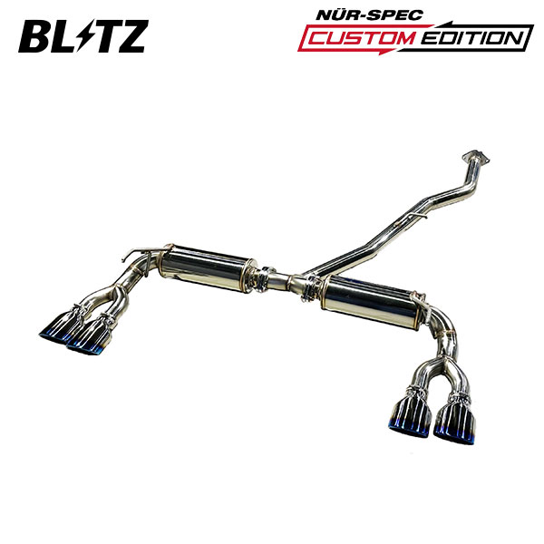 BLITZ ブリッツ マフラー ニュルスペック カスタムエディションVSR クラウンクロスオーバー 5AA-TZSH35 R4.7〜 T24A-1ZM-1YM ターボ 4WD 63585V