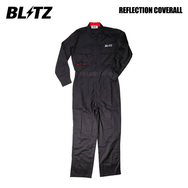 品番13634メーカー名BLITZブリッツ品名リフレクション カバーオール 3XLサイズサイズ3XL総丈174cm肩幅54cmバスト128cmウエスト106cm袖丈64cm股下85cm素材ポリエステル65%・綿35%製造国中国納期についてメーカー在庫があれば3～4営業日、欠品時は1ヶ月～お時間がかかります。※納期が遅い等によるキャンセルは一切お受けできません。注意事項※ お客様の見落としや確認ミスでのキャンセル・交換・返品は一切お受けできません。※ 商品画像はイメージです。実際の商品と色等細部が異なる場合があります。 REFLECTION COVERALL 3XL グッズ GOODS REFLECTION COVERALL 3XL・グレーのBLITZロゴをリフレクションプリントした、シックで扱いやすいカバーオールです。・ツナギ服に求められる動きやすさと快適性を重視した、ポリエステル65%・綿35%の混合素材を採用しています。・腰部はジャバラ仕様、袖と胸にペン差刺しを設けるほか、胸ポケットも両側に備えています。・フロント・バックプリント共にBLITZロゴは、REFLECTION TEEで好評の「リフレクションプリント」素材により、光が当たることでロゴ部分が反射します。レッドの生地がアクセントになったテザインを採用しています。