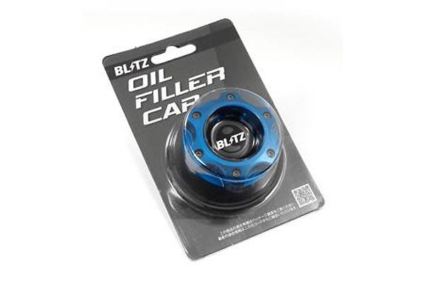 オートクラフトのBLITZ ブリッツ オイルフィラーキャップ ブルー ムーヴ LA850S LA860S R7.6～ KF ターボ FF/4WD 14023｜アングル2