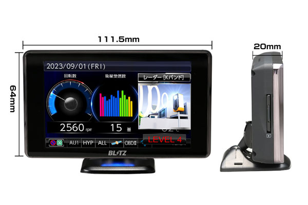 BLITZ ブリッツ Touch-B.R.A.I.N.LASER レーザー＆レーダー探知機 OBDセット TL403R+OBD2-BR1A イスト NCP110 NCP115 H19.7〜 1NZ-FE ISO