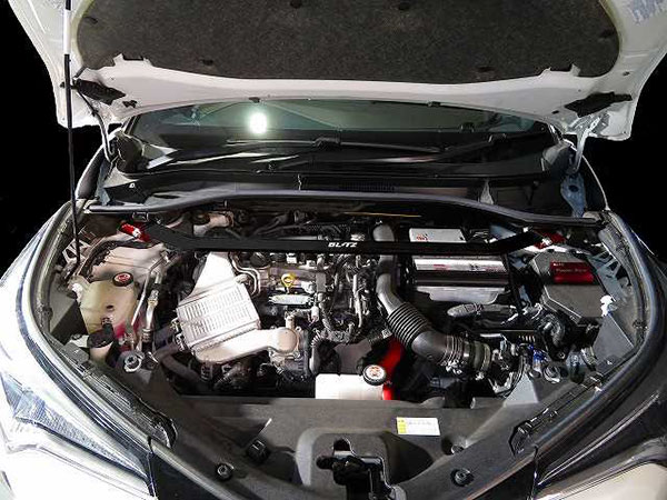 BLITZ ブリッツ ストラットタワーバー レッド フロント用 C-HR ZYX10 H28.12～ 2ZR...