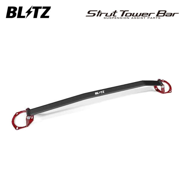 BLITZ ブリッツ ストラットタワーバー レッド フロント用 ヴェルファイアハイブリッド ATH20W H23.11～H27.1 2AZ-FXE 4WD