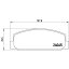 brembo ブレンボ ブラックブレーキパッド リア用 カペラワゴン GWFW H11.9〜H14.4 送料:全国一律無料