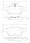 brembo ブレンボ セラミックブレーキパッド 1台分セット ジャガー XF J05HA H19.11〜H21.4 NA 4.2L 送料:全国一律無料