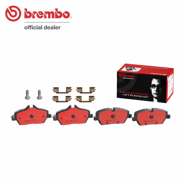 brembo ブレンボ セラミックブレーキパッド フロント用 ミニ (R57) ZN16 H22.10〜H28.12 クーパー コンバーチブル JCWスポーツブレーキ除く 送料:全国一律無料(2)