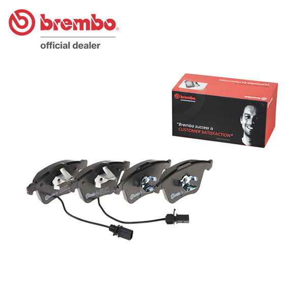 brembo ブレンボ ブラックブレーキパッド フロント用 アウディ A6 (C6) 4FCAJS 4FCAJA H16.9〜H24.2 3.0 TFSI クワトロ 送料:全国一律無料