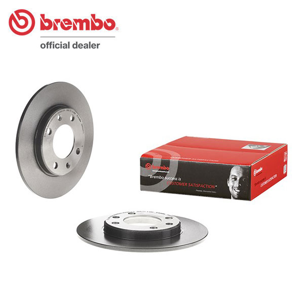 brembo ブレンボ ブレーキローター リア用 プジョー 206 T16XS T16XT T16L4 T16RG T1NFU H13.2〜H19.3 XS/XTプレミアム他 1.6L 送料:全国一律無料