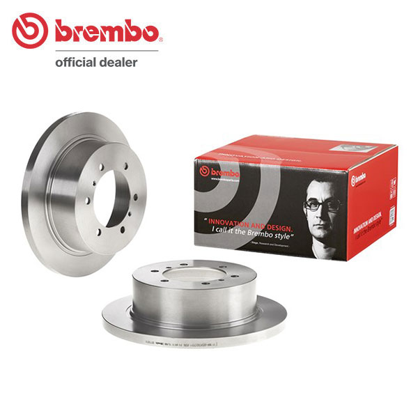 brembo ブレンボ ブレーキローター リア用 デリカスペースギア PF6W PF8W H6.5〜H19.1 送料:全国一律無料