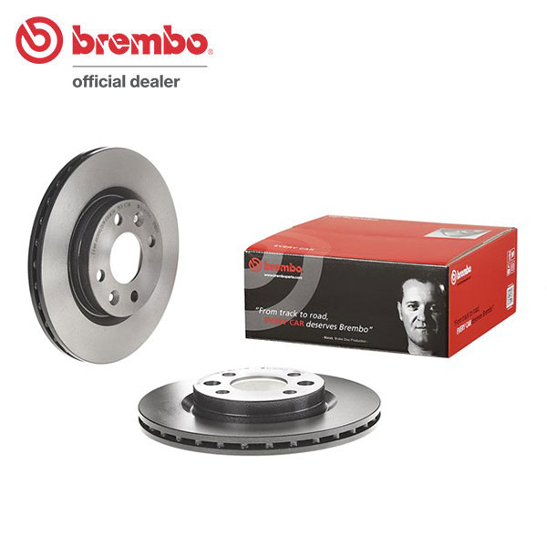 brembo ブレンボ ブレーキローター フロント用 ルノー ルーテシア BK4J H13.6〜H18.2 16バルブ 1.4L ABS付 送料:全国一律無料
