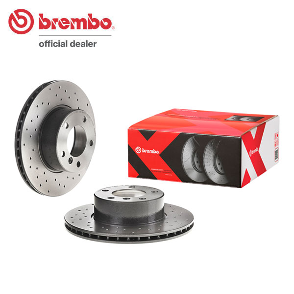 brembo ブレンボ エクストラブレーキローター フロント用 BMW 5シリーズ (E39) DS25 DS25A DD28A DP28 H9.4〜H16.5 525i/528i ツーリング 送料:全国一律無料
