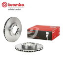 brembo ブレンボ ブレーキローター フロント用 パジェロ V24WG H3.1〜H5.7 ABS付 送料:全国一律無料