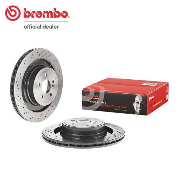 brembo ブレンボ ブレーキローター リア用 メルセデスベンツ CLSクラス シューティングブレーク (X218) 218974 218992 H24.10〜H30.6 CLS63 AMG/CLS63 送料:全国一律無料