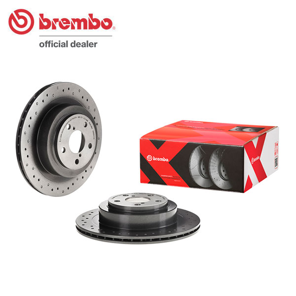 brembo ブレンボ エクストラブレーキローター リア用 レガシィB4 BE9 H13.6〜H15.6 RS25 逆ベンチ非対応 送料:全国一律無料