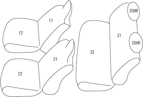 Clazzio クラッツィオ ダイヤ シートカバー アルトワークス HA36S H27/12〜R3/12 4人乗 ベースグレード ※沖縄・北海道・離島は送料3300円(税別) 2