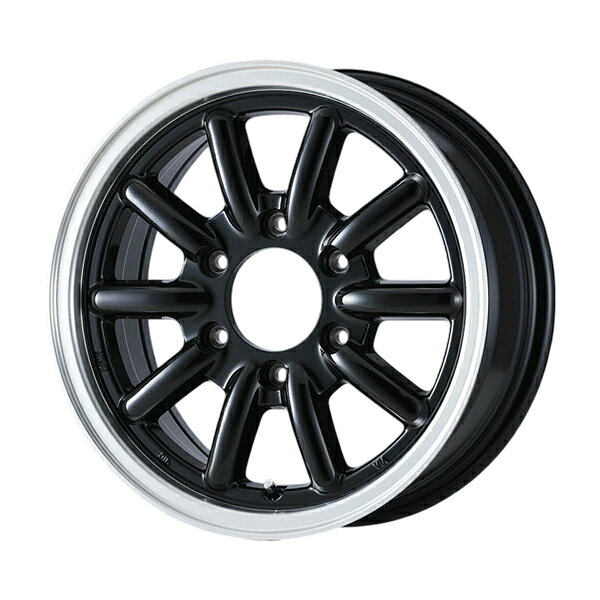 CRS ESSEX ホイール ENCB-16 1ピース 16×6.5J +38 1本 ブラック(BK) ハイエース 200系 2004年8月～ 沖縄・離島は要確認