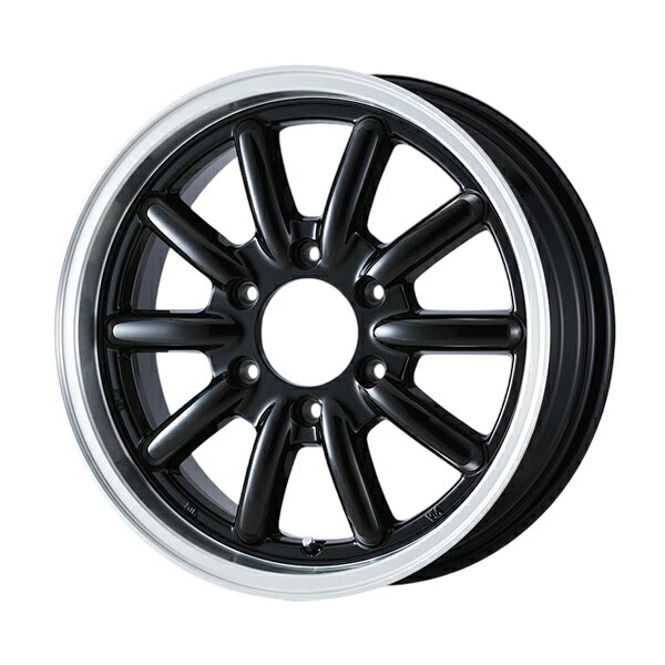 CRS ESSEX ホイール ENCB-17 1ピース 17×6.5J +38 1本 ブラック(BK) ハイエース 200系 2004年8月～ 沖縄・離島は要確認