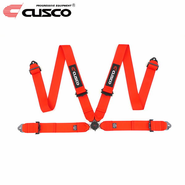 CUSCO クスコ レーシングハーネス 4-Point レッド